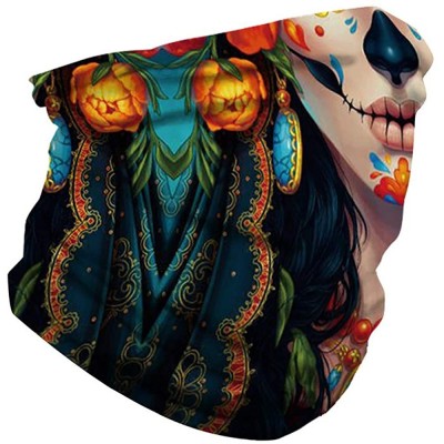 Balaclavas Unisex Seamless Rave Multifunctional Headwear Face Mask Headband Neck Gaiter - Style5 - C7197ZDQYU8 $12.86