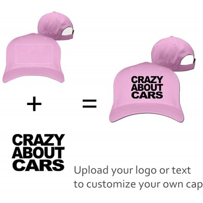Baseball Caps Customize Your Own Design Text Photos Logo Adjustable Hat Hiphop Hat Baseball Cap - Red - C118L858CQI $12.90