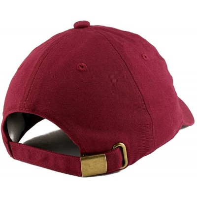 Baseball Caps Mami Embroidered Low Profile Soft Cotton Dad Hat Cap - Wine - C218D570DE0 $20.85