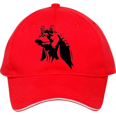 Baseball Caps Jar_jar_Binks Snapback Cap Hat for Male/Female Baseball Cap Cotton - Red - CV123JTFP05 $20.13