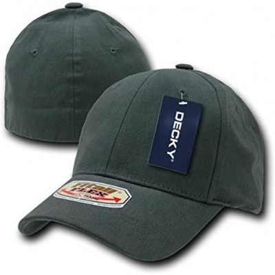 Baseball Caps Fitall Flex Baseball Cap - Charcoal - C71199QD4OR $17.96
