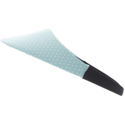 Visors Original Size Print Sport Sun Visor - White Dot on Aqua - CK12E3BET9B $13.44