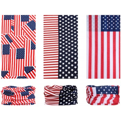 Balaclavas Headwear Headband Bandana Neck Gaiter - Headwrap Balaclava Facemask Seamless for Outdoor - 9pcs-set-american Flag ...