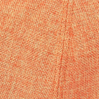 Newsboy Caps Linen-Like Flat Cap Cabbie Hat Gatsby Ivy Irish Stretch Newsboy - Orange - CY11DFOW4ZT $29.70