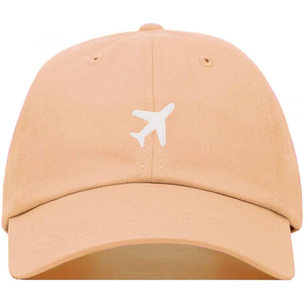 Baseball Caps Airplane Baseball Hat- Embroidered Dad Cap- Unstructured Soft Cotton- Adjustable Strap Back (Multiple Colors) -...