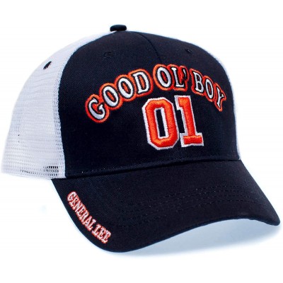 Baseball Caps 01 Truckers Hat Good Ol' Boy Cap Unisex Adult Black/White - CI18W372H6L $14.99