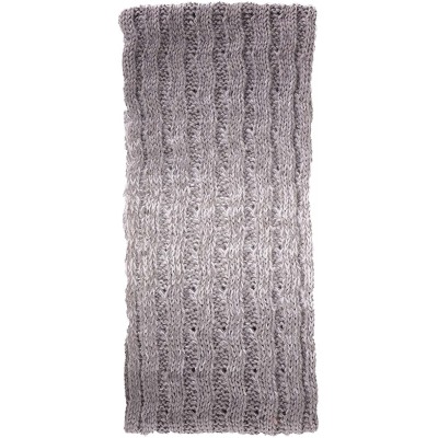 Skullies & Beanies Adult Women's 3 Piece Winter Set - Pompom Beanie Hat- Scarf- Mittens - Grey/White Gloves No Lined - CW18HA...
