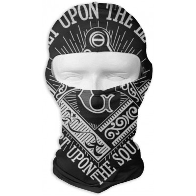 Balaclavas Ski Cap Masonic Meet Level Full Face Mask Hunting Cycling Masked Hoods Hat - CO18LQA7TZO $16.50