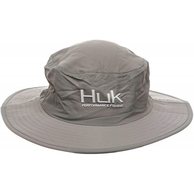 Baseball Caps Mens Boonie Hat - Wide Brim Fishing Hat with UPF 30+ Sun Protection - Grey - CI194S258D0 $23.49