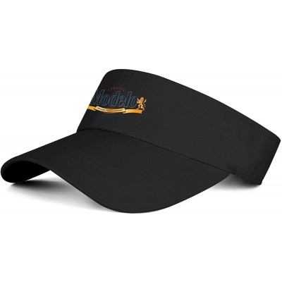 Visors Sports Visor Hats Michelob-Ultra- Men Women Sport Sun Visor One Size Adjustable Cap - Black-13 - CG18WHRCG0E $36.16