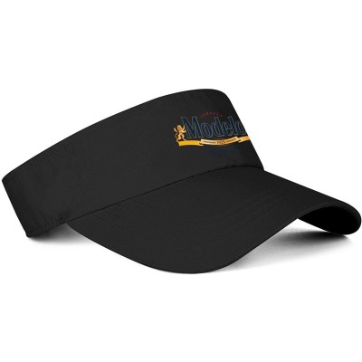 Visors Sports Visor Hats Michelob-Ultra- Men Women Sport Sun Visor One Size Adjustable Cap - Black-13 - CG18WHRCG0E $12.92