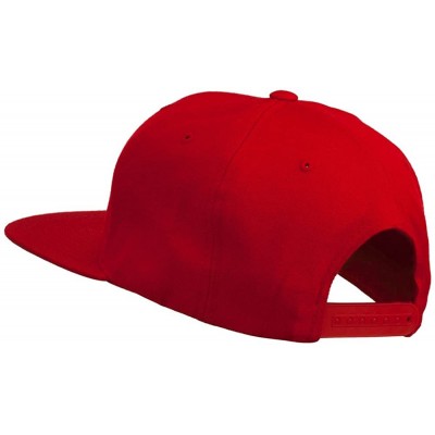 Baseball Caps Halloween Monster Embroidered Snapback Cap - Red - CP11ONZ7PM1 $23.94