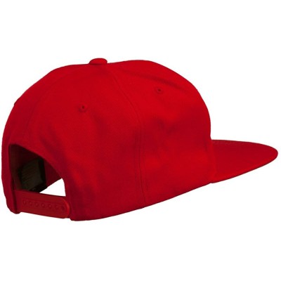 Baseball Caps Halloween Monster Embroidered Snapback Cap - Red - CP11ONZ7PM1 $23.94