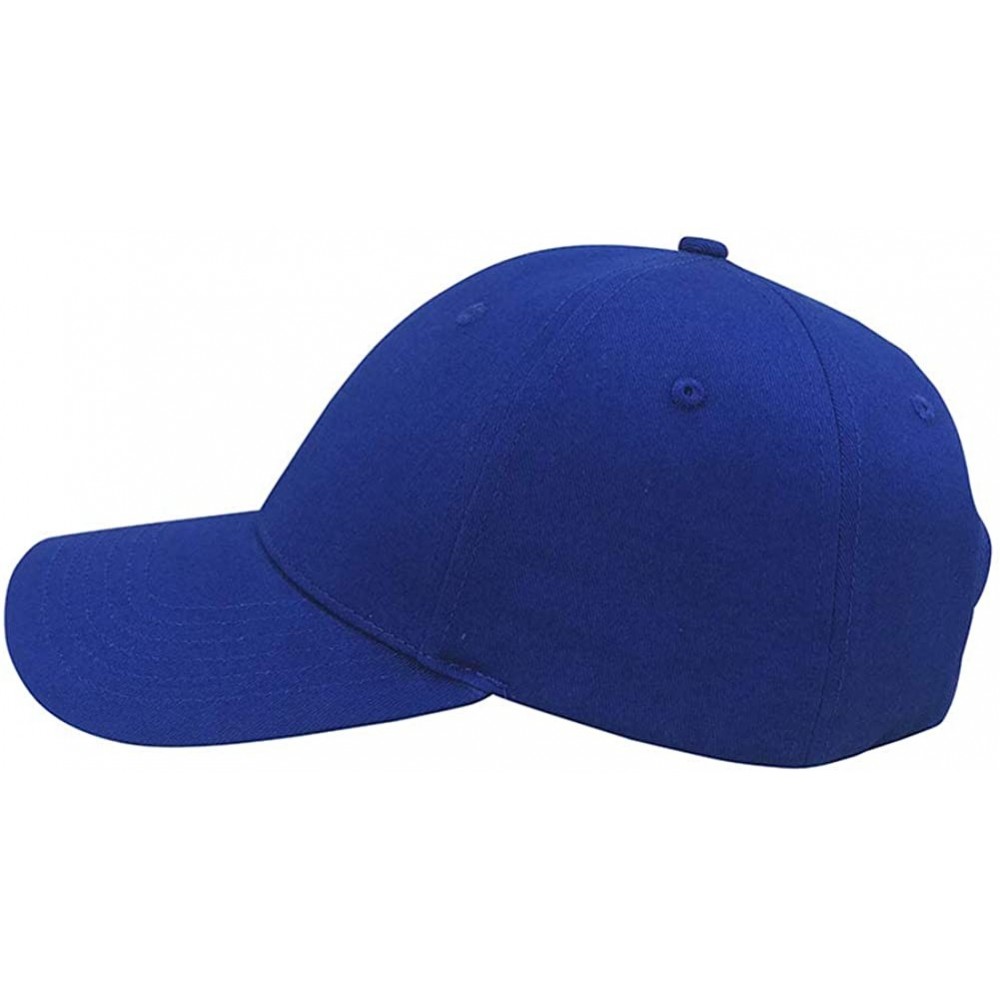 Baseball Caps Satin-Lined Cotton Baseball Cap - Hair Protective Trucker Hat for Women and Men - Blue - C318LS3K9EY $26.33