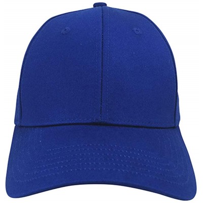 Baseball Caps Satin-Lined Cotton Baseball Cap - Hair Protective Trucker Hat for Women and Men - Blue - C318LS3K9EY $26.33