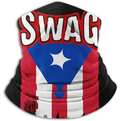 Balaclavas Puerto Rican Swag Face Mask Bandanas Sports & Casual Headwear Seamless Neck Gaiter- Headwrap- Balaclava - C 1 - CB...