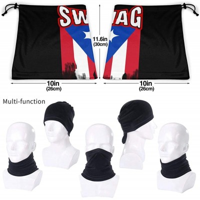 Balaclavas Puerto Rican Swag Face Mask Bandanas Sports & Casual Headwear Seamless Neck Gaiter- Headwrap- Balaclava - C 1 - CB...