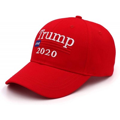 Baseball Caps Trump 2020 Keep America Great Campaign Embroidered USA Flag Hats Baseball Trucker Cap for Men and Women - CY18Y...