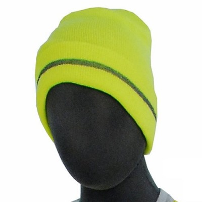 Skullies & Beanies Knit Acrylic Beanie- High Visibility- Class 2- One Size- Yellow - CG127LMHPCH $8.69
