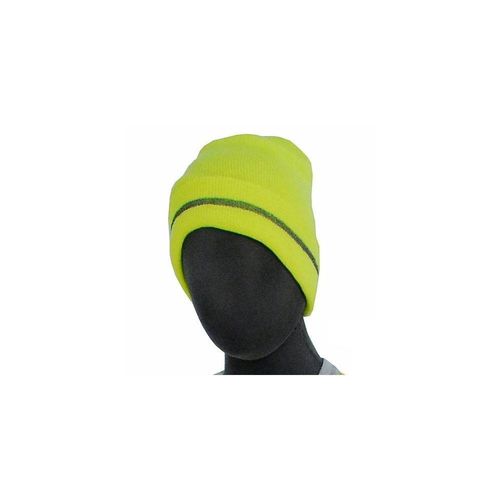 Skullies & Beanies Knit Acrylic Beanie- High Visibility- Class 2- One Size- Yellow - CG127LMHPCH $8.69