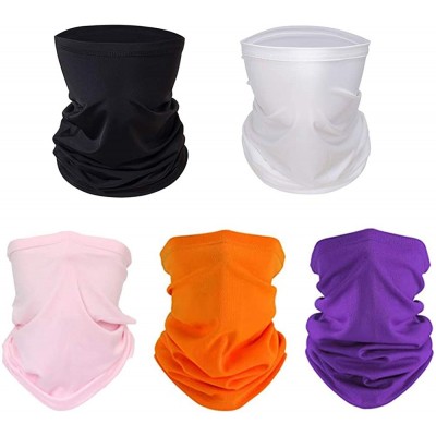 Balaclavas 5pcs Cycling Scarf Protection Balaclava - Multicolored4 - CJ197ZGX8XA $16.60