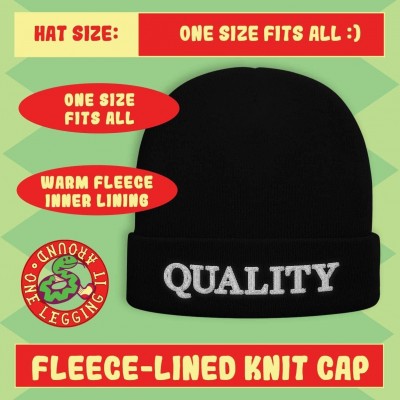 Skullies & Beanies got Dubstep? - Soft Adult Beanie Cap - Navy - CJ18AXDK6KM $22.24