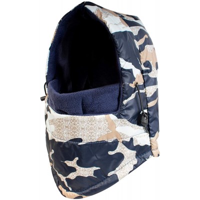 Balaclavas Winter Warmer Wind Resistant Mask Face Hood Haevy Balaclava Unisex - 06_navy - C91943R3RZW $11.86