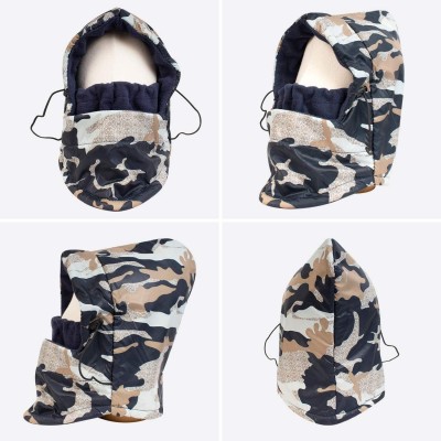 Balaclavas Winter Warmer Wind Resistant Mask Face Hood Haevy Balaclava Unisex - 06_navy - C91943R3RZW $11.86