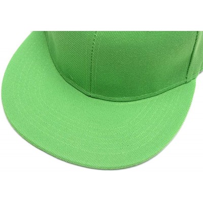 Baseball Caps Men Women Custom Flat Visor Snaoback Hat Graphic Print Design Adjustable Baseball Caps - Dark Green - CL18HCQ44...