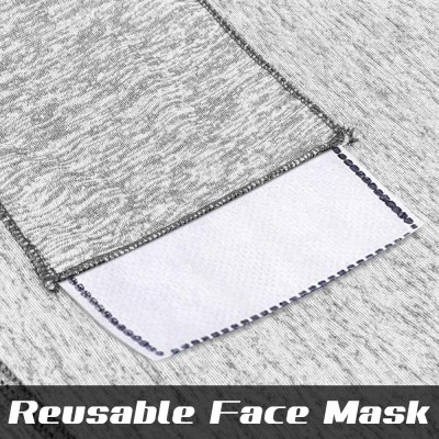 Balaclavas 2+5Soft Common Neck Gaiter Warmer Anti-dust Cover Face Scarf Winter Balaclava Scarf Cover Gray - CD197RGXD8Z $16.47