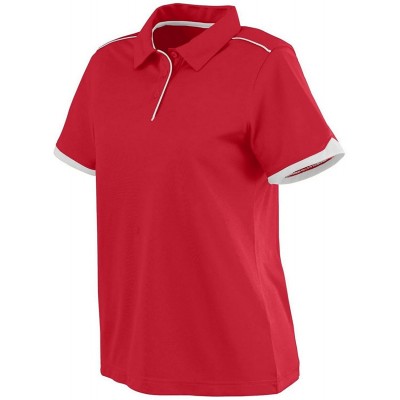 Visors Womens Motion Polo - Red/White - CO11VLI7EQZ $11.40