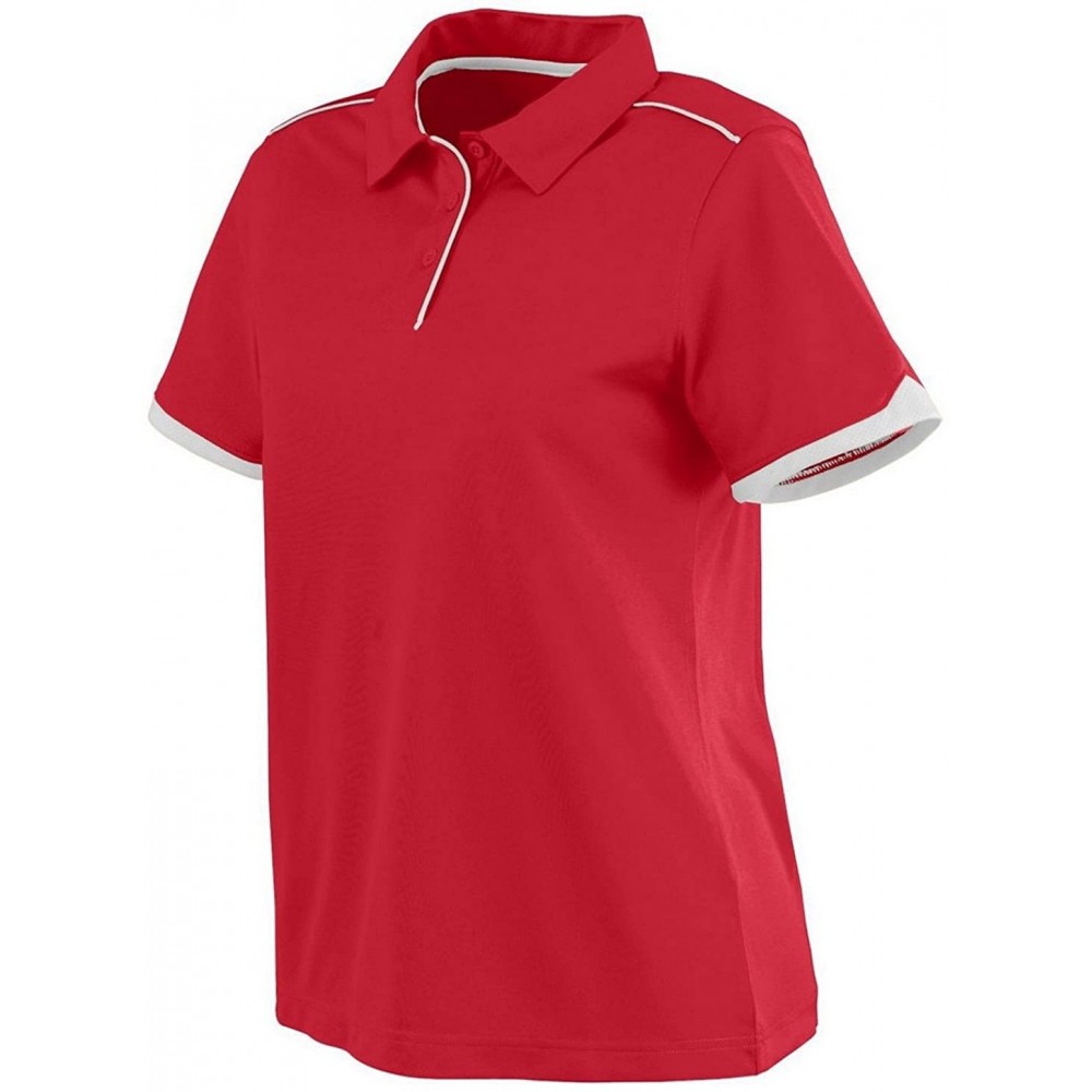 Visors Womens Motion Polo - Red/White - CO11VLI7EQZ $11.40