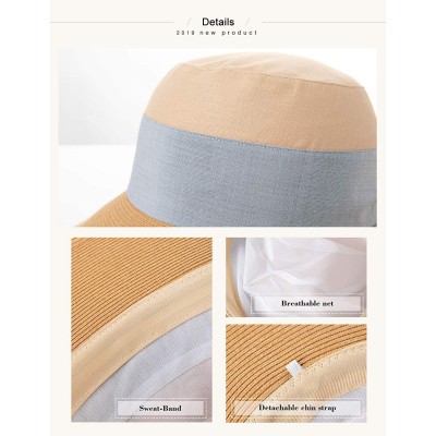 Newsboy Caps Womens UPF50+ Linen/Cotton Summer Sunhat Bucket Packable Hats w/Chin Cord - 00772_kaiki - CS18UY6IHI0 $21.07