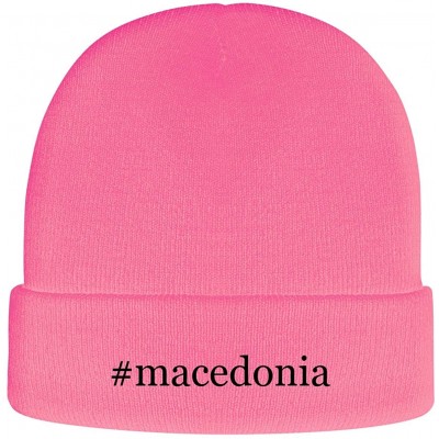 Skullies & Beanies Macedonia - Soft Hashtag Adult Beanie Cap - Pink - CL1928DX948 $15.89