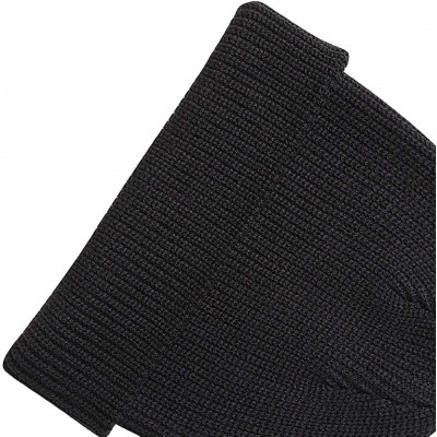Skullies & Beanies Slouchy Beanie Hats Winter Knitted Caps Soft Warm Ski Hat Unisex - Black - CW186ZYOHZD $7.72