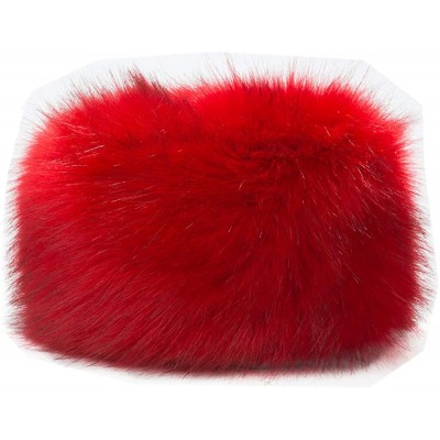 Bomber Hats Women Men Winter Fur Cossack Cap Thick Russian Hat Warm Soft Earmuff - H1-red - C218HXEWWOD $14.10