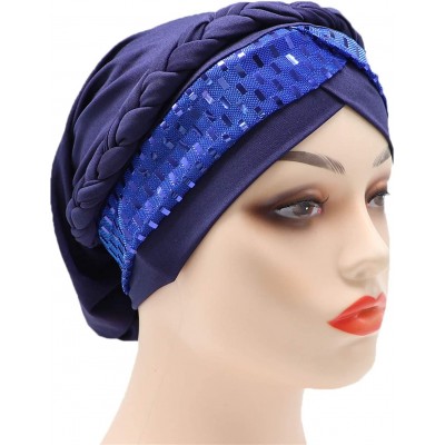 Skullies & Beanies Chemo Cancer Head Hat Cap Ethnic Bohemia Pre-Tied Twisted Braid Hair Cover Wrap Turban Headwear - C0198MYU...