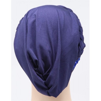 Skullies & Beanies Chemo Cancer Head Hat Cap Ethnic Bohemia Pre-Tied Twisted Braid Hair Cover Wrap Turban Headwear - C0198MYU...