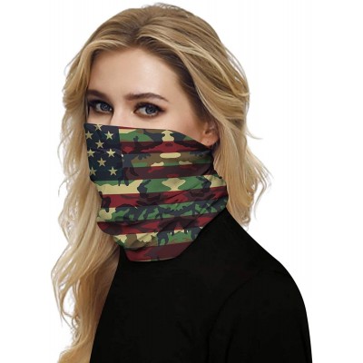 Balaclavas 5 Pack Unisex Sun UV Protection Anti Dust Neck Gaiter Mask Face Cover Bandana - 4 Pack-a - C7198ZX9C0T $18.51