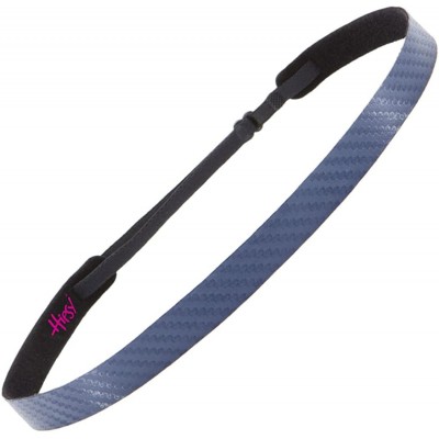 Headbands Women's Adjustable NO Slip Skinny Tech Sport Headband Multi Packs - Black/White/Navy 3pk - CK185ARL924 $13.38