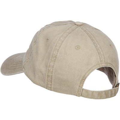 Baseball Caps US Army Retired Military Embroidered Washed Cap - Khaki - CC185ODM36Q $23.49