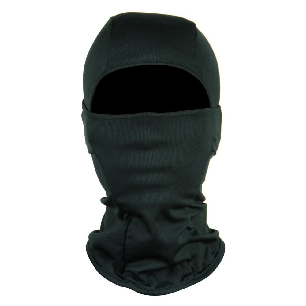 Balaclavas Walking Man Windproof 7in1 Balaclava Ski Face Mask- Black - C712M82ML5B $9.21