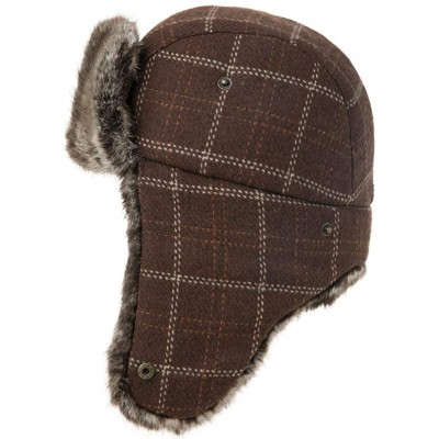 Bomber Hats Unisex Bomber Trapper Earflaps Russian Ushanka Winter Hat Hunting Cap 55-61cm - 00775-brown - CY192O93MNZ $30.87