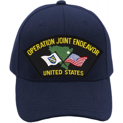 Baseball Caps Operation Joint Endeavor Hat/Ballcap Adjustable One Size Fits Most - Navy Blue - CE18QX0CCE3 $19.23