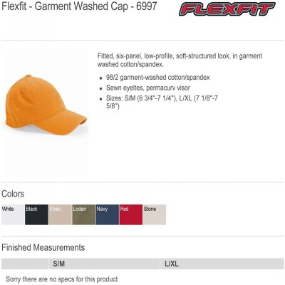 Baseball Caps Premium Low Profile Garment Washed Twill Cap 6997 - Loden - CH11EFVVDS5 $11.19