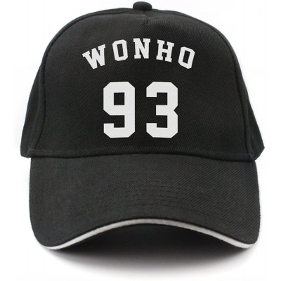 Baseball Caps Kpop Monsta X Member Name and Birth Year Number Baseball Cap Fanshion Snapback with lomo Card - Wonho - CQ188QW...
