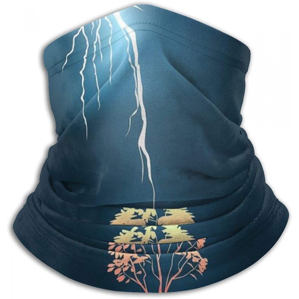 Balaclavas Neck Gaiter Headwear Face Sun Mask Magic Scarf Bandana Balaclava - Lightning Strikes Tree - C4197SCQYDA $37.30