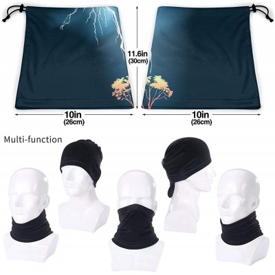 Balaclavas Neck Gaiter Headwear Face Sun Mask Magic Scarf Bandana Balaclava - Lightning Strikes Tree - C4197SCQYDA $18.44