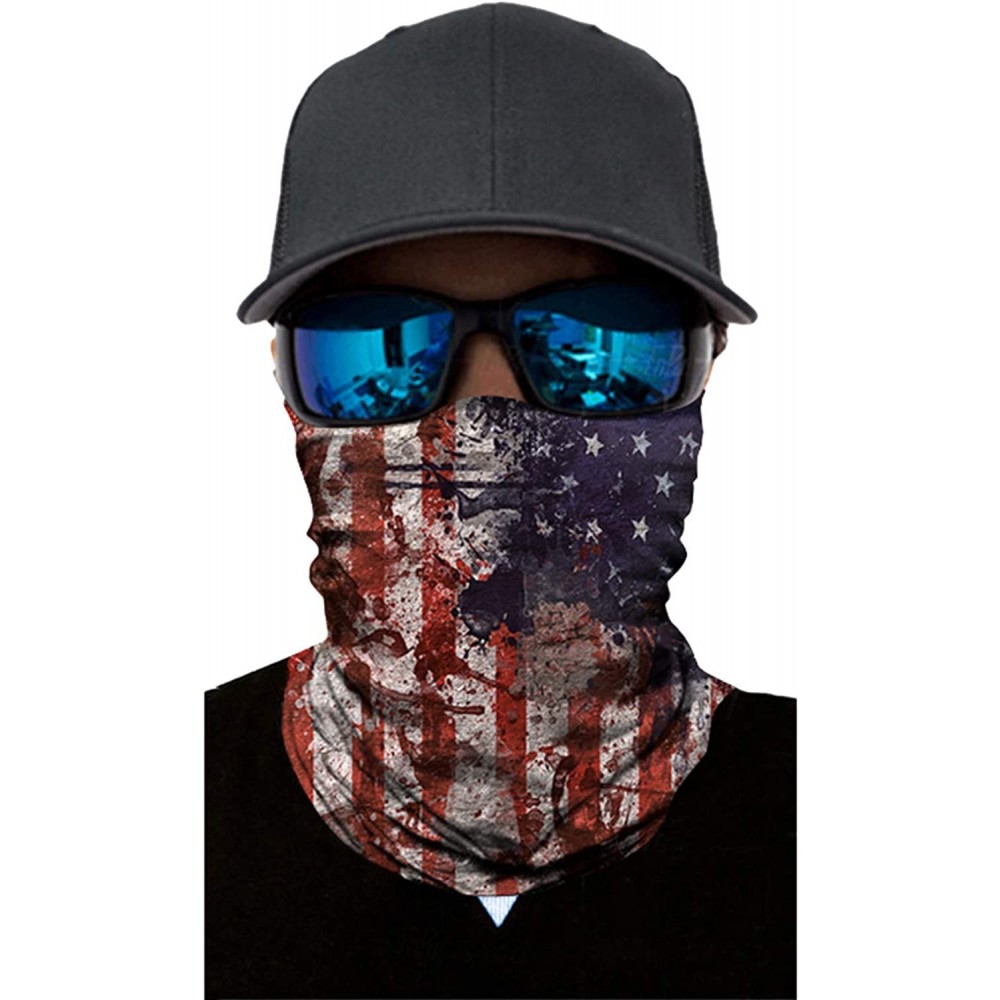 Balaclavas Unisex Seamless Rave Bandana Neck Gaiter Tube Balaclavas Headwear Bandana - Style45 - CF197SOA9IQ $9.64