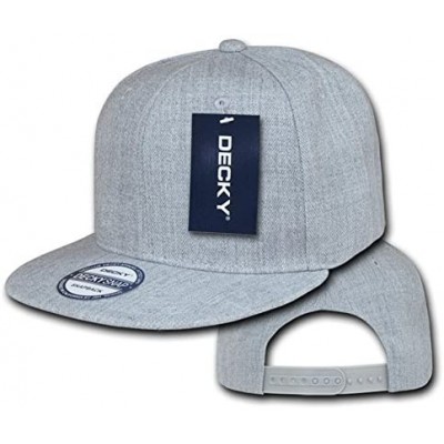 Baseball Caps Vintage Snapbacks - Heather Grey - CY11DQS2E2R $12.99